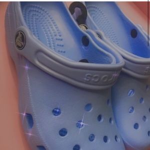 Blue crocs